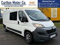 USED 2017 17 CITROEN RELAY 35 HDI ENTERPRISE L3 H2 2.0 130PS 9 SEATER WINDOW CREW VAN  9 SEATER / WINDOW / CREW / MINIBUS