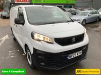 USED 2023 23 PEUGEOT EXPERT 1.5 BlueHDi 1000 Professional Premium+ LWB van, 18,200 miles, Euro 6, 6 Speed Manual Air Conditioning, Cruise, Bluetooth. Final price plus VAT @ 20%! With only one owner and a remarkably low mileage of 18,200 miles for its 2023 registration, this Peugeot Expert 1.5 BlueHDi 1000 Professional Premium + Long Panel Van offers exceptional value. This Euro 6 compliant diesel van boasts a full service history, with its last service completed on 2025-06-09 at 14,766 miles. It comes with a 3 month warranty and a 12 month MOT provided on purchase, ensuring peace of mind. The Professional Premium + trim level includes practical features such as rear par