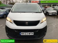 USED 2023 23 PEUGEOT EXPERT 1.5 BlueHDi 1000 Professional Premium+ LWB van, 18,200 miles, Euro 6, 6 Speed Manual Air Conditioning, Cruise, Bluetooth. Final price plus VAT @ 20%! With only one owner and a remarkably low mileage of 18,200 miles for its 2023 registration, this Peugeot Expert 1.5 BlueHDi 1000 Professional Premium + Long Panel Van offers exceptional value. This Euro 6 compliant diesel van boasts a full service history, with its last service completed on 2025-06-09 at 14,766 miles. It comes with a 3 month warranty and a 12 month MOT provided on purchase, ensuring peace of mind. The Professional Premium + trim level includes practical features such as rear par