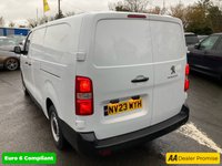 USED 2023 23 PEUGEOT EXPERT 1.5 BlueHDi 1000 Professional Premium+ LWB van, 18,200 miles, Euro 6, 6 Speed Manual Air Conditioning, Cruise, Bluetooth. Final price plus VAT @ 20%! With only one owner and a remarkably low mileage of 18,200 miles for its 2023 registration, this Peugeot Expert 1.5 BlueHDi 1000 Professional Premium + Long Panel Van offers exceptional value. This Euro 6 compliant diesel van boasts a full service history, with its last service completed on 2025-06-09 at 14,766 miles. It comes with a 3 month warranty and a 12 month MOT provided on purchase, ensuring peace of mind. The Professional Premium + trim level includes practical features such as rear par