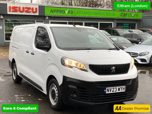 View our Peugeot Expert 1.5 BlueHDi 1000 Professional Premium+ LWB van, 18,200 miles, Euro 6, 6 Speed Manual Air Conditioning, Cruise, Bluetooth. Final price plus VAT @ 20%!