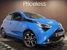 USED 2020 20 TOYOTA AYGO 1.0 VVT-i x-trend Funroof 5dr Petrol x-shift Euro 6 (71 ps) FTSH I Carplay I RevCam I Cyan blue
