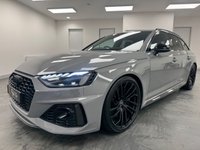 USED 2022 AUDI RS4 AVANT 2.9 TFSI V6 Carbon Black Estate 5dr Petrol Tiptronic quattro Euro 6 (s/s) (450 ps) 2 KEYS FSH