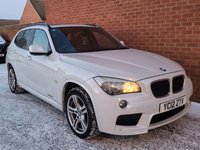 USED 2012 12 BMW X1 2.0 20d M Sport SUV 5dr Diesel Manual xDrive Euro 5 (s/s) (177 ps) HEATED BLACK LEATHER - 4X4