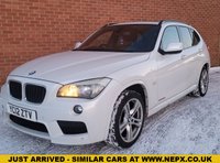 USED 2012 12 BMW X1 2.0 20d M Sport SUV 5dr Diesel Manual xDrive Euro 5 (s/s) (177 ps) HEATED BLACK LEATHER - 4X4