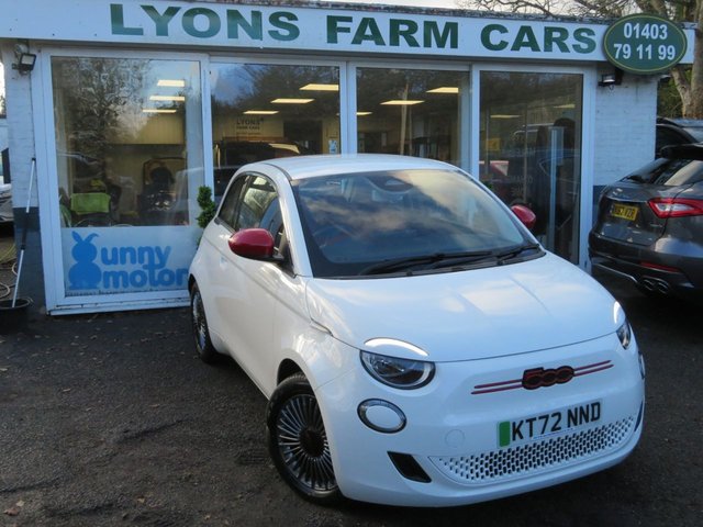 2022 72 Fiat 500e 42kWh RED Hatchback 3dr Electric Automatic (118 ps)
