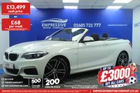 USED 2020 69 BMW 2 SERIES 1.5 218i GPF M Sport Convertible 2dr Petrol Auto Euro 6 (s/s) (136 ps) 
