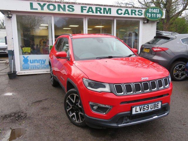 2019 69 Jeep Compass 1.4T MultiAirII Limited SUV 5dr Petrol Automatic 4 Wheel Drive Euro 6 (s/s) (170 ps)