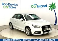 USED 2018 68 AUDI A1 1.0 TFSI S line Hatchback 3dr Petrol Manual Euro 6 (s/s) (Nav) (95 ps) SATNAV Bluetooth Parking Sensors 47000 Miles Great Service History Half Leather & 10 Spoke Alloys
