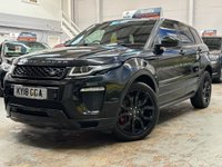 USED 2018 18 LAND ROVER RANGE ROVER EVOQUE 2.0 SD4 HSE Dynamic SUV 5 Door Diesel Automatic Black 4WD Euro 6  HEATED SEATS+BLUETOOTH+PARK SENSORS