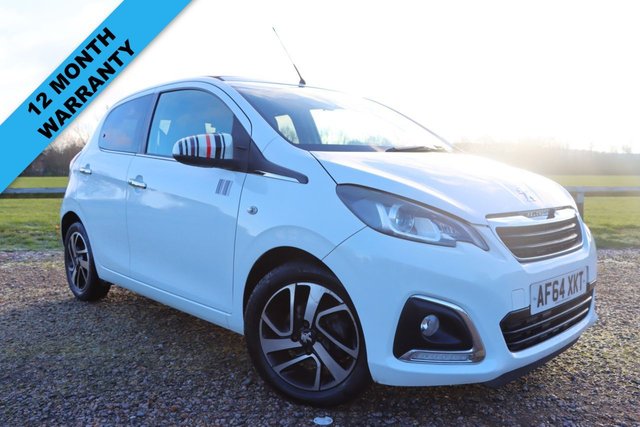 View our Peugeot 108 1.2 VTi PureTech Allure Top! 5dr Petrol Manual Euro 5 (82 ps)