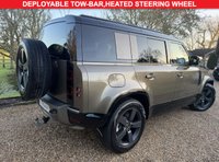 USED 2024 74 LAND ROVER DEFENDER 110 3.0 D350 MHEV X-Dynamic HSE SUV 5dr Diesel Auto 4WD Euro 6 (s/s) (350 ps) E,TOWBAR,HOT&COLD SEATS,MATRIX LEDS