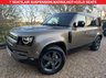 USED 2024 74 LAND ROVER DEFENDER 110 3.0 D350 MHEV X-Dynamic HSE SUV 5dr Diesel Auto 4WD Euro 6 (s/s) (350 ps) E,TOWBAR,HOT&COLD SEATS,MATRIX LEDS