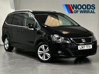 USED 2017 17 SEAT ALHAMBRA 2.0 TDI SE Lux MPV 5dr Diesel DSG Euro 6 (s/s) (184 ps) SAT NAV+REAR CAM+1 OWNER+FSH