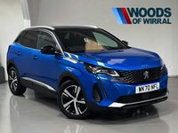 USED 2020 70 PEUGEOT 3008 1.5 BlueHDi GT SUV 5dr Diesel Manual Euro 6 (s/s) (130 ps) I-COCKPIT+REAR CAM+SAT NAV+FSH