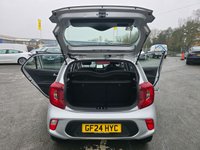 USED 2024 24 KIA PICANTO 1.0 DPi 3 Hatchback in silver with 15,300 miles, Euro 6 petrol Auto, Sat Nav, 8' Touchscreen, Reverse camera, Cruise control and Air conditioning. This 2024 Kia Picanto DPi 3 is a superb example, boasting a full dealership service history and having had only one owner from new. This compact and stylish hatchback is powered by an efficient 1.0L petrol engine, meeting Euro 6 emissions standards. For your peace of mind, it comes with a 3 month warranty and a full 12 months MOT will be provided on purchase. Inside, you'll find a host of convenient features designed to enhance your driving experience, including automatic air conditioning with c