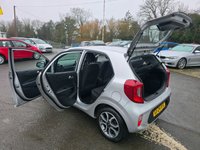 USED 2024 24 KIA PICANTO 1.0 DPi 3 Hatchback in silver with 15,300 miles, Euro 6 petrol Auto, Sat Nav, 8' Touchscreen, Reverse camera, Cruise control and Air conditioning. This 2024 Kia Picanto DPi 3 is a superb example, boasting a full dealership service history and having had only one owner from new. This compact and stylish hatchback is powered by an efficient 1.0L petrol engine, meeting Euro 6 emissions standards. For your peace of mind, it comes with a 3 month warranty and a full 12 months MOT will be provided on purchase. Inside, you'll find a host of convenient features designed to enhance your driving experience, including automatic air conditioning with c