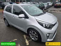USED 2024 24 KIA PICANTO 1.0 DPi 3 Hatchback in silver with 15,300 miles, Euro 6 petrol Auto, Sat Nav, 8' Touchscreen, Reverse camera, Cruise control and Air conditioning. This 2024 Kia Picanto DPi 3 is a superb example, boasting a full dealership service history and having had only one owner from new. This compact and stylish hatchback is powered by an efficient 1.0L petrol engine, meeting Euro 6 emissions standards. For your peace of mind, it comes with a 3 month warranty and a full 12 months MOT will be provided on purchase. Inside, you'll find a host of convenient features designed to enhance your driving experience, including automatic air conditioning with c
