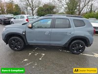USED 2023 73 DACIA DUSTER 1.3 TCe Extreme SUV in Grey with 67,300 miles, Euro 6, Full main dealer history, 6 Speed Manual gearbox, Sat Nav, Heated Seats, Rear camera and more. This 2023 Dacia Duster TCe EXTREME is a standout example, boasting a full dealership service history and having had only one owner from new. This particular EXTREME trim model is equipped with a responsive 1.3L Petrol Engine, meeting Euro 6 emission standards. For your peace of mind, it comes with a 3 month warranty and a 12 month MOT provided on purchase. The vehicle has been meticulously maintained, with its last service recorded at 57,000 miles on 16th May 2026, ensuring its continued roadwor