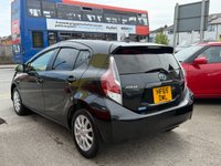 USED 2015 TOYOTA AQUA 1.5 Hybrid Automatic Petrol Black 5dr JAPANESE IMPORTED TOYOTA AQUA/ PRIUS CITY. 1.5 HYBRID. CLEAN CONDITION THROUGHOUT. CHEAP/ ECO. NEW MOT/ FRESH SERVICE. FINISHED IN METALLIC BLACK COLOUR . SPEC INCLUDES WHITE AND BLACK CLOTH INTERIOR, ELECTRIC MIRRORS, FOLDING DOOR MIRRORS, PRIVACY GLASS, A/C, ALLOY WHEELS, REMOTE LOCKING + 3 MONTHS WARRANTY + 12 MONTHS AA BREAKDOWN COVER INCLUDED