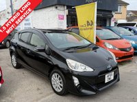 USED 2015 TOYOTA AQUA 1.5 Hybrid Automatic Petrol Black 5dr JAPANESE IMPORTED TOYOTA AQUA/ PRIUS CITY. 1.5 HYBRID. CLEAN CONDITION THROUGHOUT. CHEAP/ ECO. NEW MOT/ FRESH SERVICE. FINISHED IN METALLIC BLACK COLOUR . SPEC INCLUDES WHITE AND BLACK CLOTH INTERIOR, ELECTRIC MIRRORS, FOLDING DOOR MIRRORS, PRIVACY GLASS, A/C, ALLOY WHEELS, REMOTE LOCKING + 3 MONTHS WARRANTY + 12 MONTHS AA BREAKDOWN COVER INCLUDED