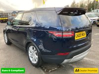 USED 2020 20 LAND ROVER DISCOVERY 3.0 SD V6 HSE SUV, Blue, 65,000 miles, Euro 6 ULEZ Diesel, Automatic ,4WD, Leather, Panoramic roof, Sat Nav, Rear camera, 20 Inch Alloys great spec. This 2020 Land Rover Discovery SD V6 HSE boasts a full dealership service history, with its last service completed on 13th January 2025 at 51,977 miles, ensuring excellent provenance. This capable seven seat, four wheel drive vehicle is powered by a 3.0 litre Euro 6 diesel engine, offering a compelling blend of performance and efficiency. Notable features include an electrically deployable towbar, a sliding front sunroof paired with a fixed rear panoramic roof, and the advanced Terrain Response