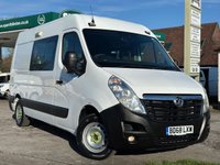 USED 2019 68 VAUXHALL MOVANO 2.3 CDTi 3500 Crew Van 5dr Diesel Manual FWD L2 H2 Euro 6 (130 ps) 