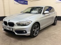 USED 2017 67 BMW 1 SERIES 2.0 118d Sport Hatchback 5 Door Diesel Manual Euro 6 (s/s) (150 ps) 8 SERVICES TO 55,870 MILES