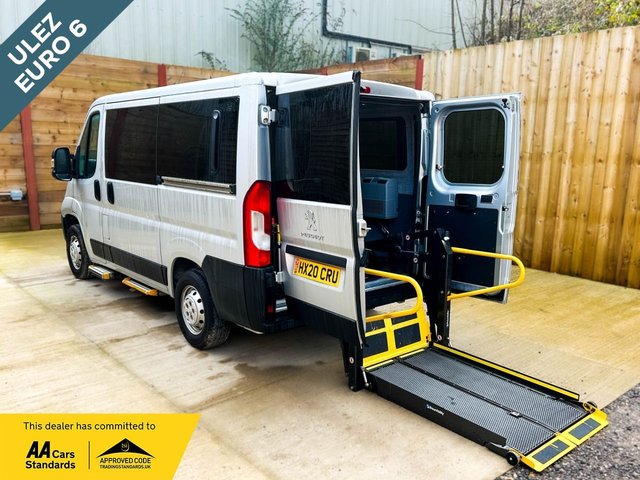 View our Peugeot Boxer 3 Seat Wheelchair Accessible Disabled Access Vehicle WAV