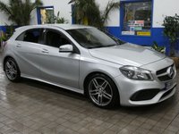 USED 2016 66 MERCEDES-BENZ A-CLASS 2.1 A200d AMG Line Hatchback 5dr Diesel 7G-DCT Euro 6 (s/s) (136 ps) &pound;20 ROAD TAX REAR VIEW CAMERA CRUISE CONTROL PARKING SENSORS 2 OWNERS SERVICE HISTORY