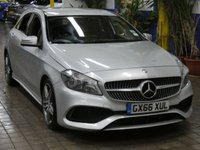 USED 2016 66 MERCEDES-BENZ A-CLASS 2.1 A200d AMG Line Hatchback 5dr Diesel 7G-DCT Euro 6 (s/s) (136 ps) &pound;20 ROAD TAX REAR VIEW CAMERA CRUISE CONTROL PARKING SENSORS 2 OWNERS SERVICE HISTORY