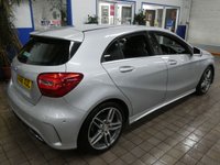 USED 2016 66 MERCEDES-BENZ A-CLASS 2.1 A200d AMG Line Hatchback 5dr Diesel 7G-DCT Euro 6 (s/s) (136 ps) &pound;20 ROAD TAX REAR VIEW CAMERA CRUISE CONTROL PARKING SENSORS 2 OWNERS SERVICE HISTORY