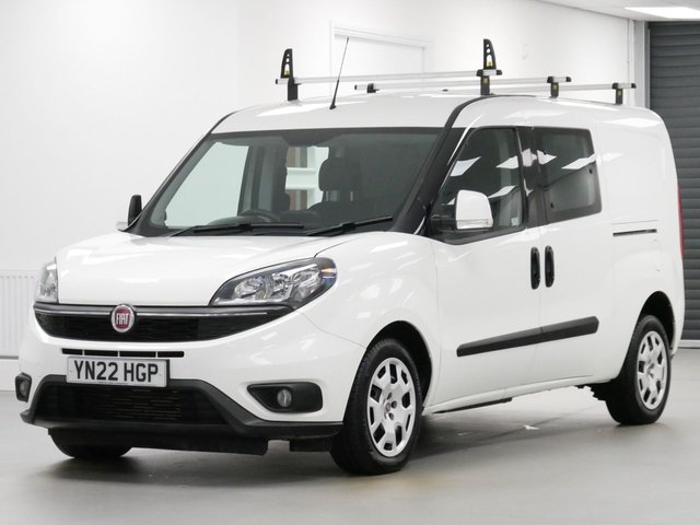 View our Fiat Doblo 1.6 M/JET 105 BHP L2 LONG TECNICO 5 SEATER CREWCAB ( NO VAT )