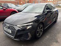USED 2021 21 AUDI A3 1.5 TFSI 35 S line Sportback 5dr Petrol S Tronic Euro 6 (s/s) (150 ps) 
