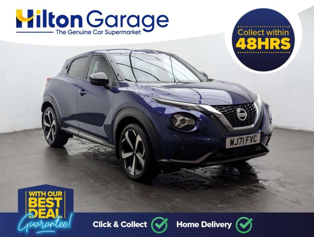Used 2021 71 NISSAN JUKE 1.0 DIG-T Tekna SUV 5dr Petrol Manual Euro 6 (s/s) (117 ps) APPLE CARPLAY + HEATED SEATS CLICK & COLLECT/HOME DELIVERY