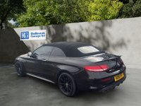 USED 2018 18 MERCEDES-BENZ C-CLASS 4.0 C63 V8 BiTurbo AMG (Premium) Cabriolet 2dr Petrol SpdS MCT Euro 6 (s/s) (476 ps) &pound;200 TO SECURE - DELIVERY AVAILABLE