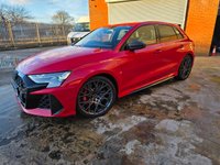 USED 2025 25 AUDI RS3 2.5 TFSI Carbon Black Sportback 5dr Petrol S Tronic quattro Euro 6 (s/s) (400 ps) Paint Protection
