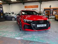 USED 2025 25 AUDI RS3 2.5 TFSI Carbon Black Sportback 5dr Petrol S Tronic quattro Euro 6 (s/s) (400 ps) Paint Protection