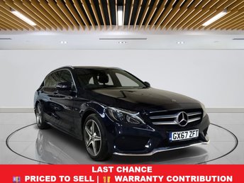 2017 MERCEDES-BENZ C-CLASS 2.0 C350e 6.4kWh AMG Line Estate 5dr Petrol Plug-in Hybrid G-Tronic+ Euro 6 (s/s) (293 ps) &pound;10749.00