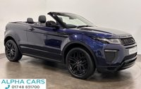 USED 2018 18 LAND ROVER RANGE ROVER EVOQUE 2.0 TD4 HSE Dynamic Convertible 2dr Diesel Auto 4WD Euro 6 (s/s) (180 ps) Striking Loire Blue 2.0 TD4 High specification 4wd Euro 6 Hosting many factory options