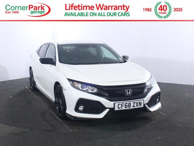 2019 68 HONDA CIVIC 1.0 VTEC Turbo Sport Line Hatchback 5dr Petrol Manual Euro 6 (s/s) (126 ps) ADAPTIVE CRUISE - CARPLAY