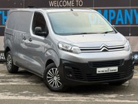 USED 2022 72 CITROEN DISPATCH 2.0 BLUE E-HDi 1400 ENTERPRISE PRO M PANEL VAN 6DR DESIEL EAT8 AUTOMATIC FWD 2 EURO 6 (S/S) (145 PS) NAV NO VAT - 1 DIRECT COMPANY OWNER FROM NEW - FULL CITROEN MAIN DEALER SERVICE HISTORY - HPI CHECK ALL CLEAR - ULEZ / LEZ / CAZ COMPLIANT - STUNNING METALLIC GREY COLOUR - EURO 6 - 3 SEATER - TOUCH SCREEN - CARPLAY - ANDRIOD AUTO - PARK ASSIST - CRUISE CONTROL - AUTO LIGHTS - AUTO WIPERS - DAB - BLUETOOTH - PLY LINED - FINANCE AVAILABLE - ZERO DEPOSIT OFFERS - ALL VANS/CARS WELCOME IN PART-EXCHANGE, ANY AGE, ANY MILEAGE, ANY CONDITION