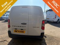 USED 2024 74 PEUGEOT PARTNER 1.5 BlueHDi 1000 Professional Standard Panel Van 5dr Diesel Manual SWB Euro 6 (s/s) (100 ps) 1 owner stunning condition