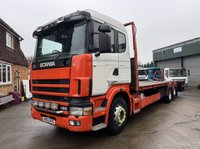 USED 2002 02 SCANIA R124 2002 Scania R124L-420 6x2 Beavertail Vehicle 