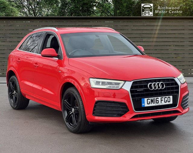 2016 16 AUDI Q3 2.0 TDI S line Plus SUV 5dr Diesel S Tronic quattro Euro 6 (s/s) (150 ps) SAT NAV & HEATED SEATS