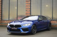 USED 2022 22 BMW M8 GRAN COUPE 4.4 M8i V8 Competition Saloon 4dr Petrol Steptronic 4WD Euro 6 (s/s) (625 ps) LCI / MARINA BAY BLUE / FBMWSH