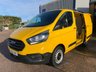 USED 2022 22 FORD TRANSIT CUSTOM Leader L1 H1 2.0 340 EcoBlue Diesel SWB Panel Van Manual Euro 6 (s/s) (130 bhp) Only 80,855 miles - 3 services - Last service last service on 22.12.2025 @ 80,852 miles - wet belt replaced 02.06.2025 @ 71,028 miles - EURO 6 - Tailgate, A/C, heated seats, DAB radio with Bluetooth, electric mirrors, E/W, start/stop, USB port, driver's airbag, twin batteries, LED load area lights, factory fitted bulkhead, side loading door, remote Central Locking, LED load area lights, spare key, finance arranged on site & 6 months premium Autoguard warranty