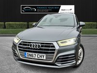 USED 2017 67 AUDI Q5 2.0 TDI S line SUV 5dr Diesel S Tronic quattro Euro 6 (s/s) (190 ps) HERE AT MOTOR SWITCH YOUR NEW MOTOR IS JUST A SWITCH AWAY WITH THIS AUDI Q5 TDI S LINE SUV 5DR 2.0 DIESEL S RONIC QUATTRO EURO 6, WHICH COMES WITH A FULL 12 MONTHS NATIONWIDE WARRANTY AND ALSO COMES WITH A MOT UNTIL 07th NOVEMBER 2026, THIS VEHICLE ALSO HAS 2 X SERVICE HISTORY STAMPS AND WILL BE FRESHLY SERVICED BEFORE IT LEAVES US TO BRING IT BACK UP TO DATE, WITH ONLY 2 FORMER KEEPERS ON THE VEHICLE, ALSO COMES WITH 2 KEYS, FINANCE AVAILABLE FROM 9.9% APR, DELIVERY AVAILABLE, HP CLEAR