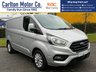 USED 2022 22 FORD TRANSIT CUSTOM 2.0 300 EcoBlue Limited Panel Van 5dr Diesel Manual L1 H1 Euro 6 (s/s) (130 ps) STUNNING EXAMPLE IN SILVER