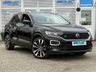 USED 2021 21 VOLKSWAGEN T-ROC 1.5 TSI GPF EVO R-Line SUV 5dr Petrol DSG Euro 6 (s/s) (150 ps) Finished in DEEP BLACK and HEATED ALCANTARA Sports Trim. This T-Roc is for those who want a compact SUV with smart styling and a good level of practicality. This Golf based SUV is both practical and fun to drive. Features include, Heated Seats, Virtual Dash, Cruise Control, Park Sensors, B/Tooth, Apple Play, 19" Alloys, DAB Radio, Sports Trim and much more. JUST SERVICED and 12 MONTHS MOT with 2 KEYS.